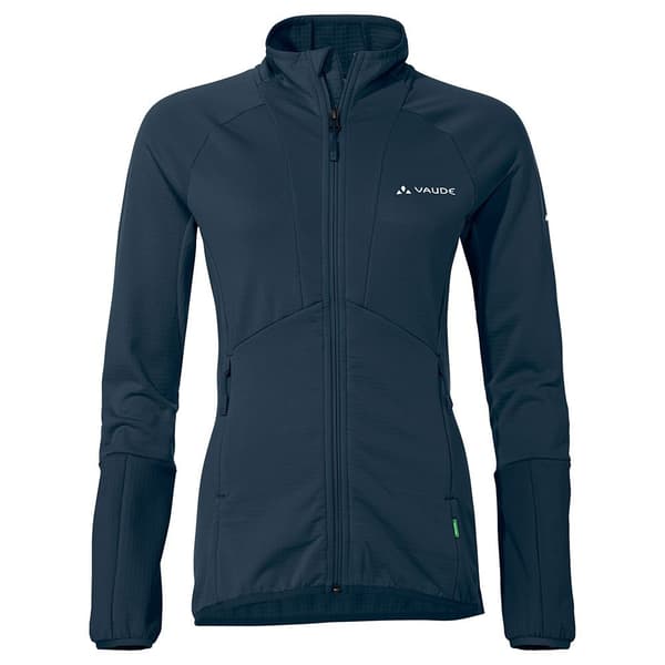 Vaude Monviso Ii Fleecejacka Med Dragkedja Blå 36 Kvinna