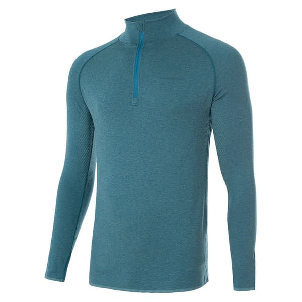 Trangoworld Lodes Fleece Med Halv Dragkedja Blå S Man