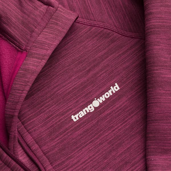 Trangoworld Nivi 45 Fleece Med Halv Dragkedja Lila S Kvinna