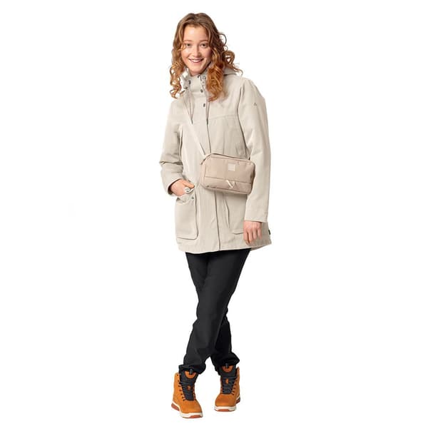 Vaude Manukau Ii Parka Beige 40 Kvinde