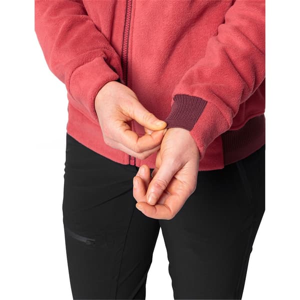 Vaude Neyland Fleecejacka Med Dragkedja Rosa 36 Kvinna