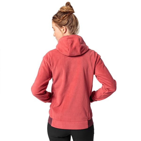 Vaude Neyland Fleecejacka Med Dragkedja Rosa 36 Kvinna