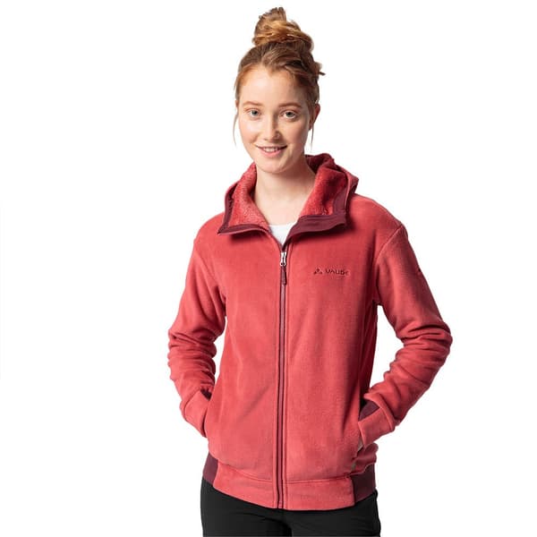 Vaude Neyland Fleecejacka Med Dragkedja Rosa 36 Kvinna