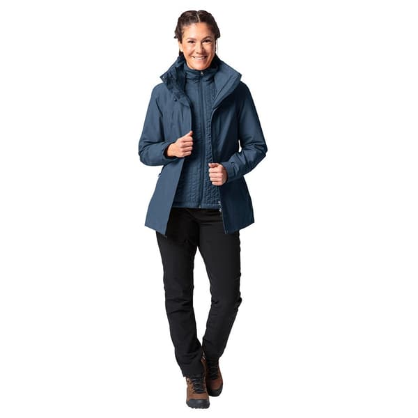 Vaude Skomer 3 In 1 Ii Jakke Blå 42 Kvinde