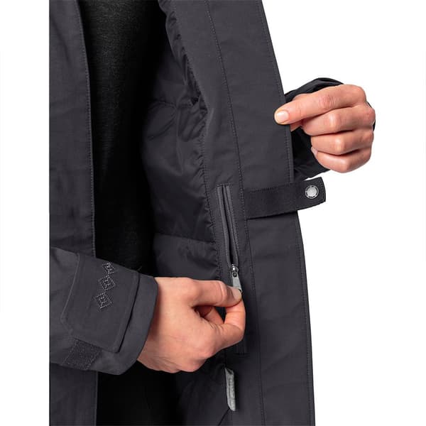 Vaude Skomer Wool Ii Parka Svart 38 Kvinna