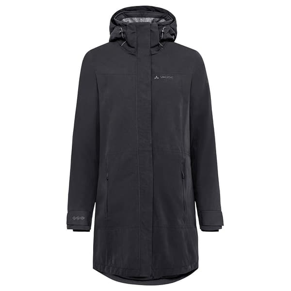 Vaude Skomer Wool Ii Parka Sort 42 Kvinde