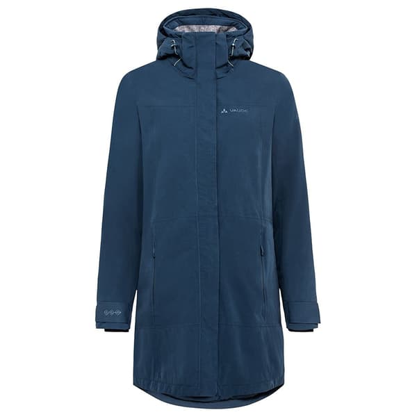 Vaude Skomer Wool Ii Parka Blå 38 Kvinna