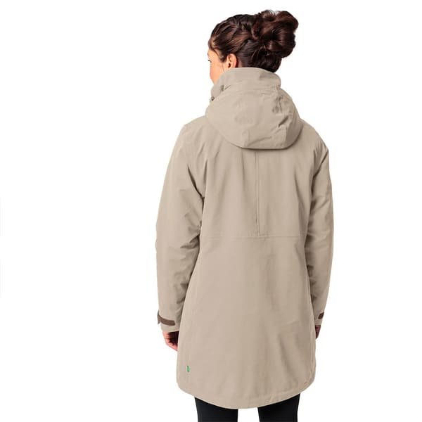Vaude Skomer Wool Ii Parka Beige 38 Kvinde