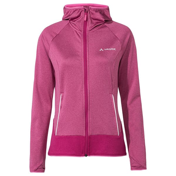 Vaude Tekoa Ii Fleecejacka Med Huva Rosa 36 Kvinna