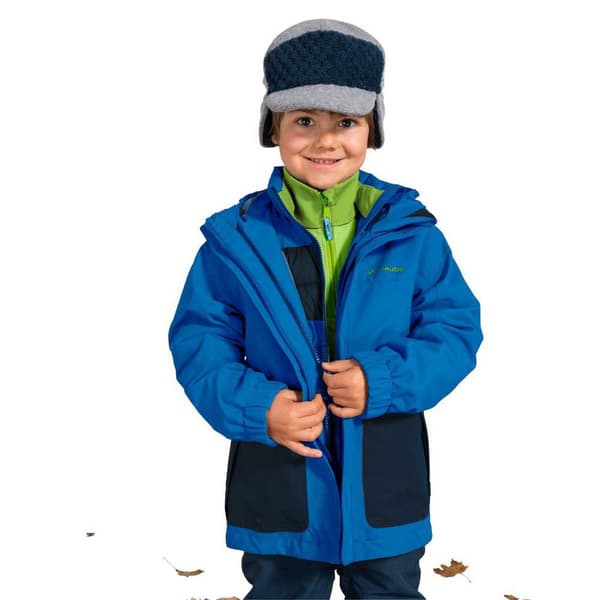 Vaude Campfire 3in1 Iv Avtagbar Jacka Blå 104 cm Pojke