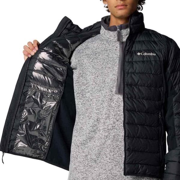 Columbia Powder Lite™ Ii Hybrid Jakke Sort XL Mand