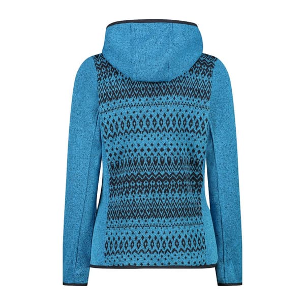 Cmp Fix Hood 32h3586 Fleecejakke Med Hætte Blå 2XS Kvinde