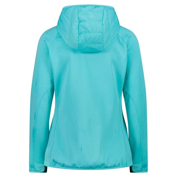 Cmp Hybrid Fix Hood 32e2136 Softshelljakke Blå XS Kvinde