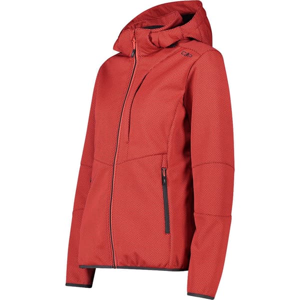 Cmp Zip Hood 32a1426 Softshelljakke Rød XL Kvinde