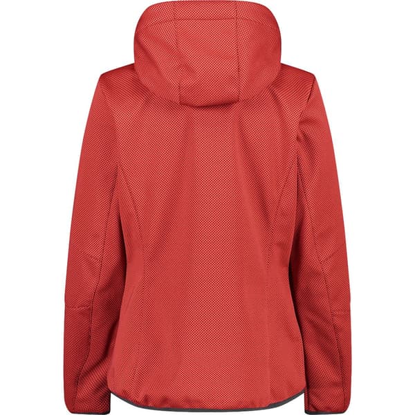 Cmp Zip Hood 32a1426 Softshelljakke Rød XL Kvinde