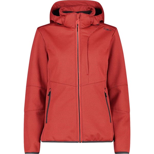 Cmp Zip Hood 32a1426 Softshelljakke Rød XL Kvinde