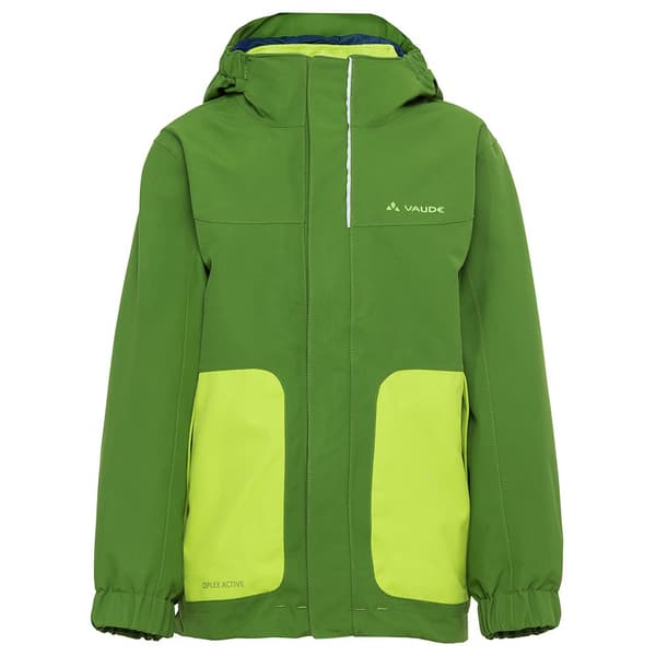 Vaude Campfire 3in1 Iv Avtagbar Jacka Grönt 110-116 cm Pojke