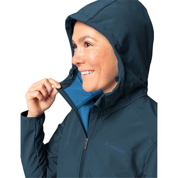 Vaude Moena Softshell Parka Blå 36 Kvinna