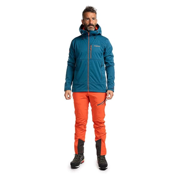 Trangoworld Trx2 Soft Pro Dr Fleecejacka Med Huva Blå L Man