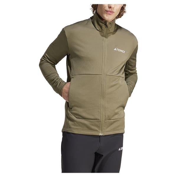 Adidas Mt Lt Vetoketjullinen Fleecetakki Vihreä XL Mies