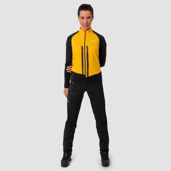 Salewa Ortles Alpine Merino Jacka Gul XS Kvinna