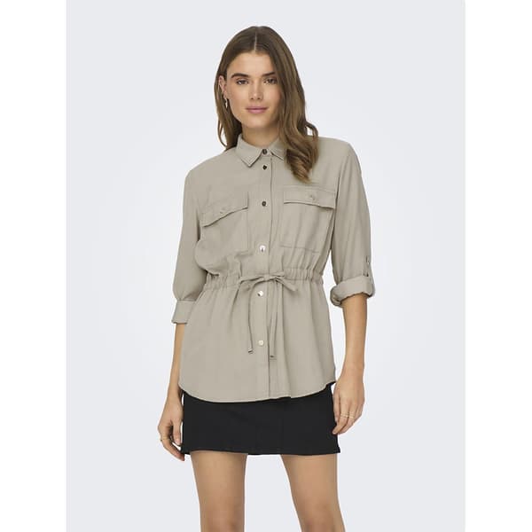 Only Aris Life Jakke Beige S Kvinde