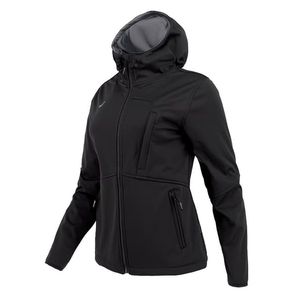 Joluvi Soft Tech V2 Hupullinen Fleecetakki Musta M Nainen