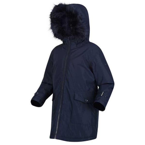 Regatta Adelyn Parka Sort 5-6 Years Dreng