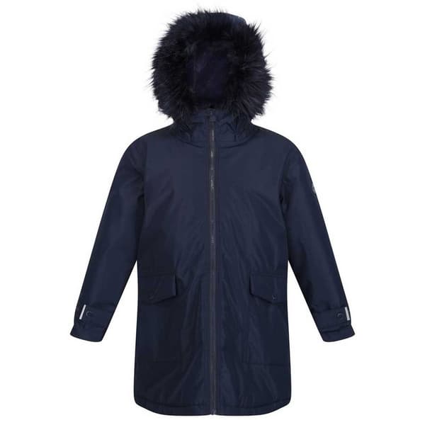 Regatta Adelyn Parka Sort 5-6 Years Dreng