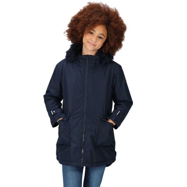 Regatta Adelyn Parka Sort 5-6 Years Dreng