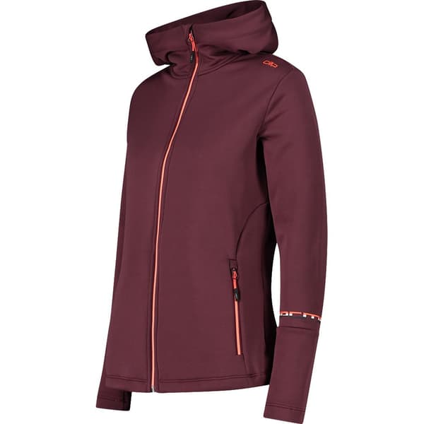 Cmp Fix Hood 32e4076 Fleecejakke Med Hætte Rosa L Kvinde