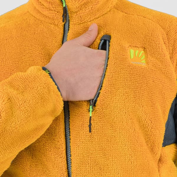 Karpos Vertice Fleecejacka Med Dragkedja Orange M Man