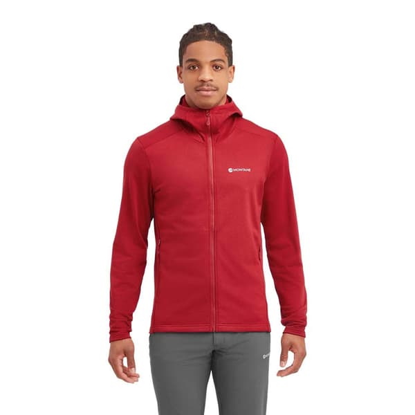 Montane Protium Fleecejakke Med Fuld Lynlås Rød XL Mand