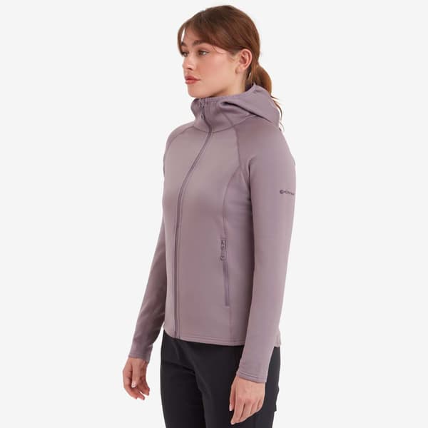 Montane Fury Lite Fleecejakke Med Fuld Lynlås Lilla S Kvinde