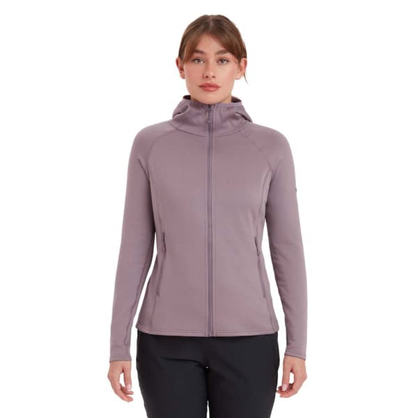 Montane Fury Lite Fleecejakke Med Fuld Lynlås Lilla S Kvinde