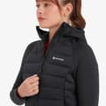 Miniatyrbillede 7 af 9: Montane Composite Dunjakke Sort S Kvinde