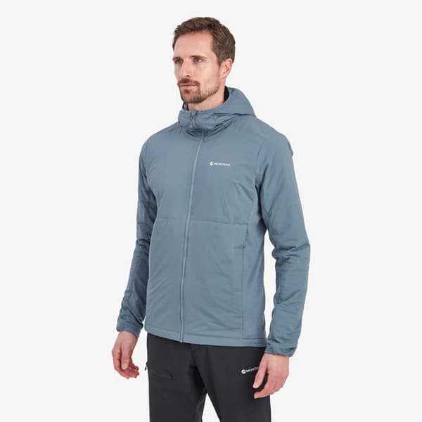 Montane Fireball Lite Fleecejacka Med Dragkedja Blå XL Man