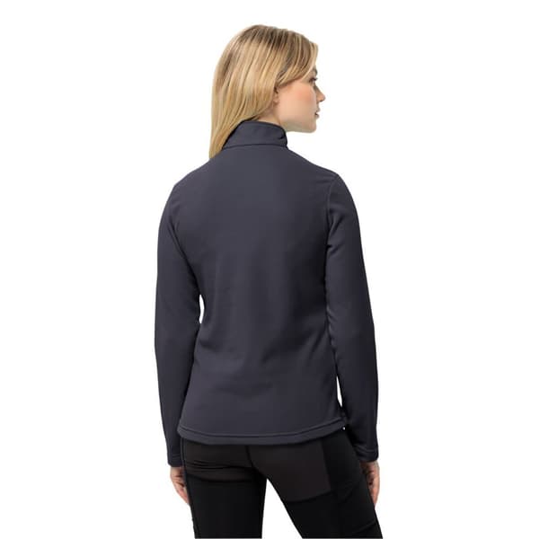 Jack Wolfskin Taunus Puolivetoketjullinen Fleecetakki Harmaa L Nainen