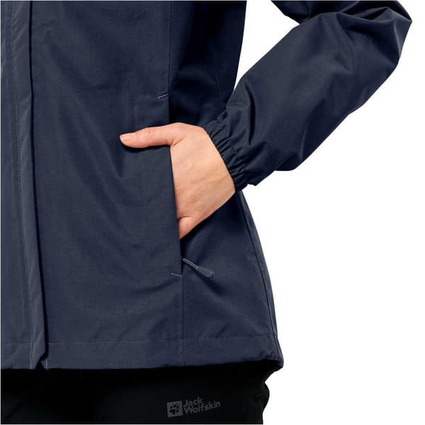 Jack Wolfskin Stormy Point 2l Jakke Blå XS Kvinde