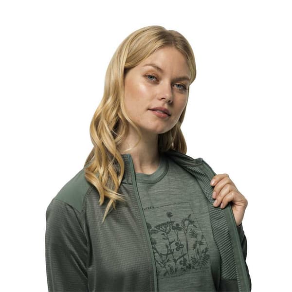 Jack Wolfskin Kammweg Fleecejacka Med Dragkedja L Kvinna