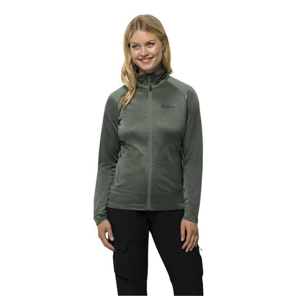 Jack Wolfskin Kammweg Fleecejacka Med Dragkedja L Kvinna