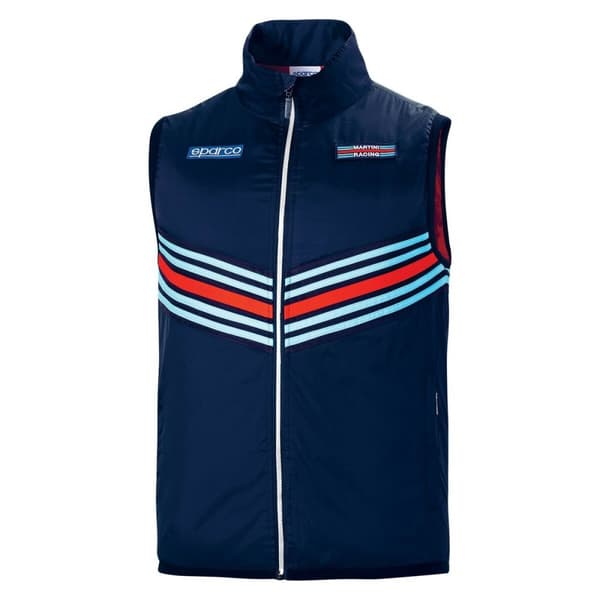 Sport Vest til Mænd Sparco Martini Racing Mørkeblå (XXL) - 2XL