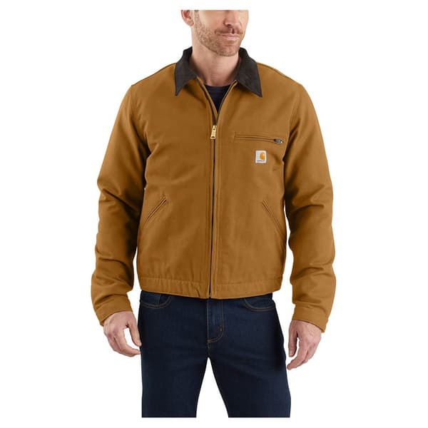 Carhartt Duck Detroit Jacka Brun 2XL
