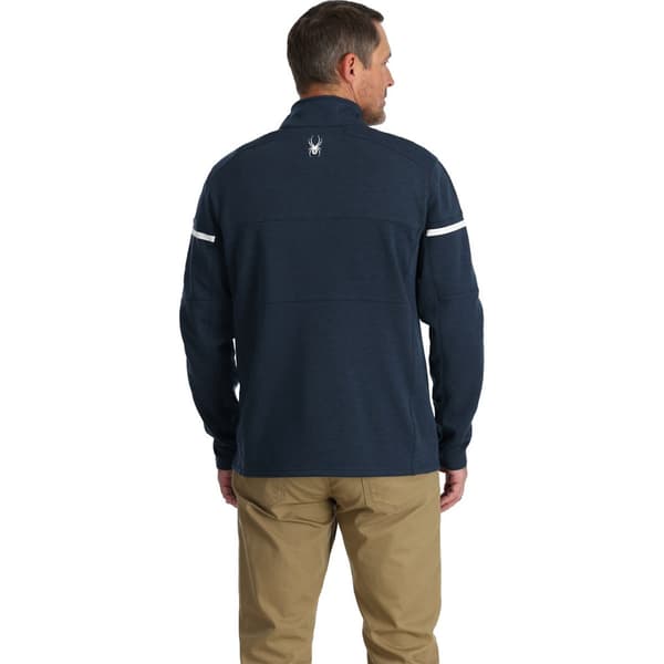 Spyder Speed Fleece Med Halv Dragkedja Blå XL Man