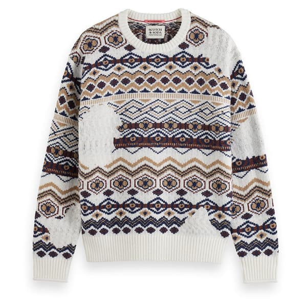 Scotch & Soda 178529 Villapaita Monivärinen S Mies