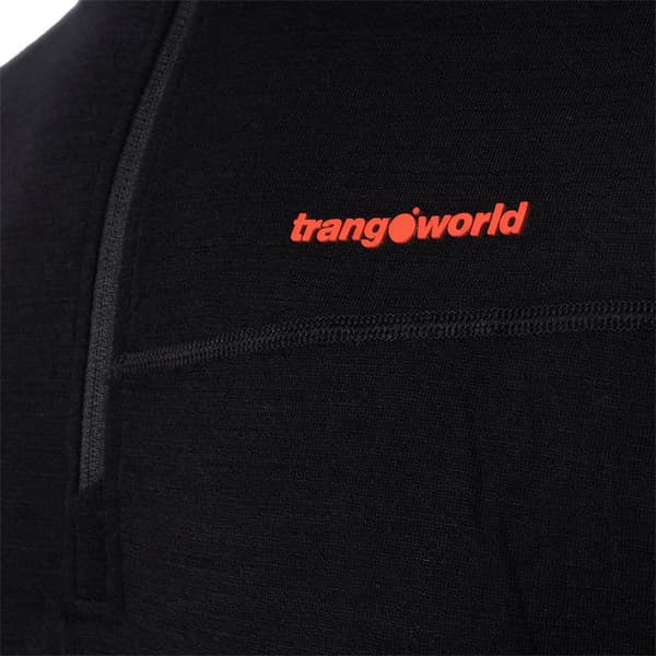 Trangoworld Interior Trx2 Wool Pro Vd Puolivetoketjullinen Fleecetakki Musta 2XL Mies