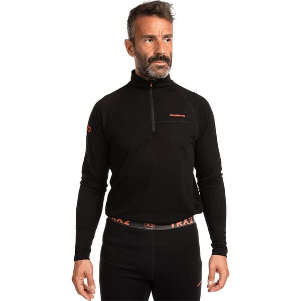 Trangoworld Interior Trx2 Wool Pro Vd Puolivetoketjullinen Fleecetakki Musta 2XL Mies