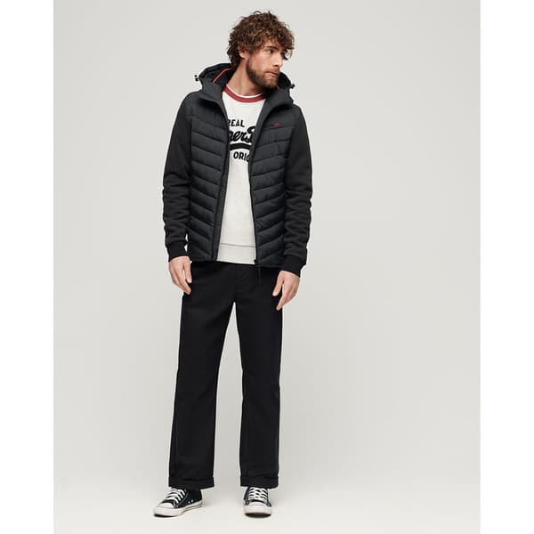 Superdry Storm Hybrid Padded Jacka Grå L Man