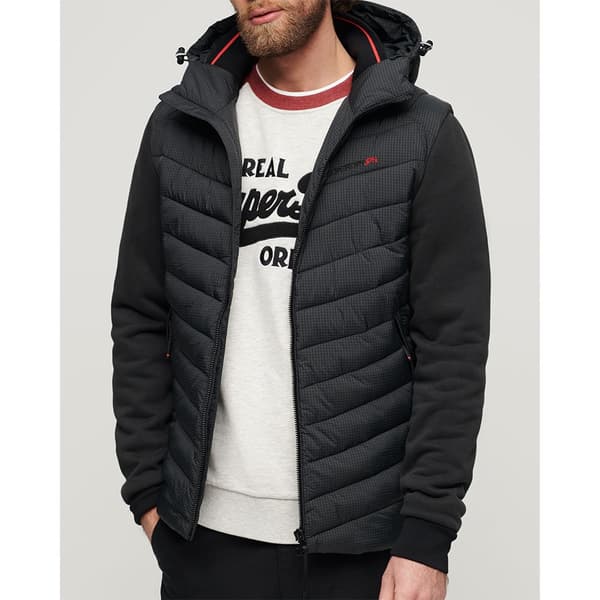 Superdry Storm Hybrid Padded Jacka Grå L Man