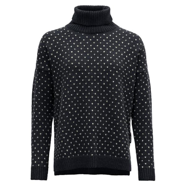 Devold Of Norway Sørisen Wool High Neck Villapaita Musta XL Nainen